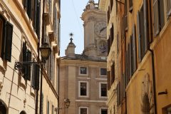 Roma - vicolo via dei Banchi Nuovi piazza dell orologio