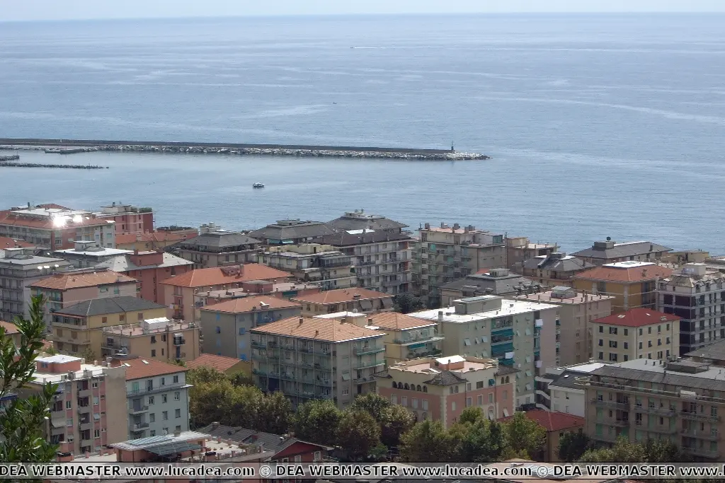 Chiavari dall'alto
