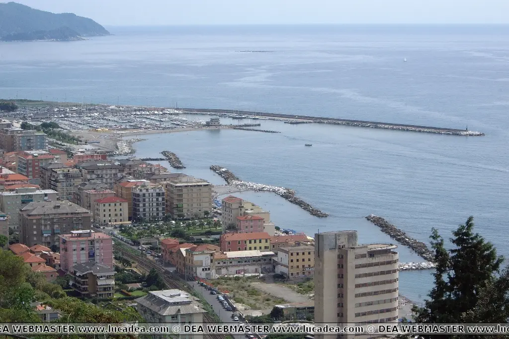 Chiavari dall'alto