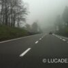 Autostrada con la nebbia
