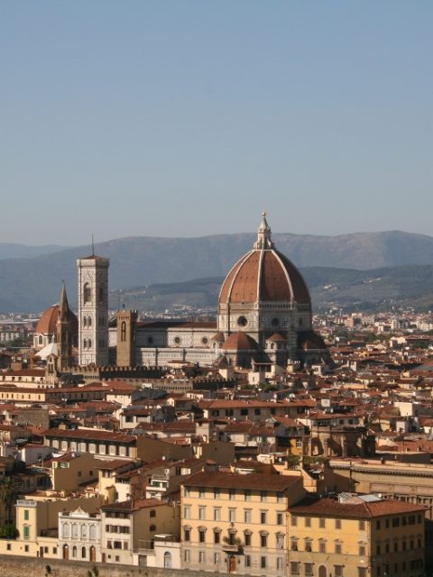 La splendida Firenze vista dall'alto