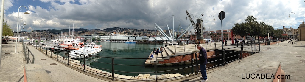 Panoramica del Porto Antico di Genova