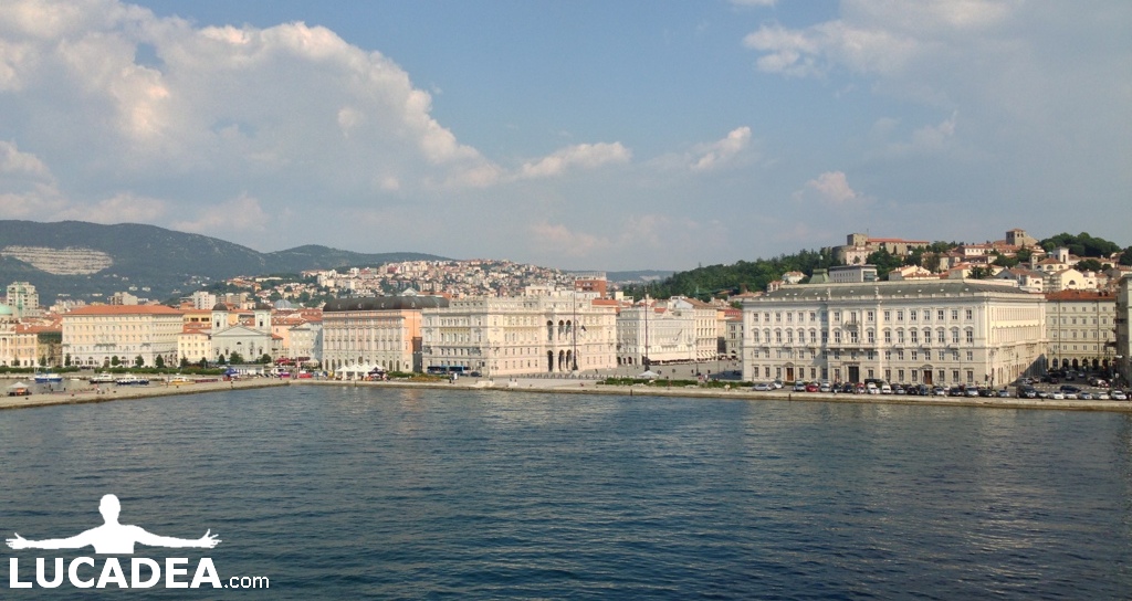 Trieste dal mare