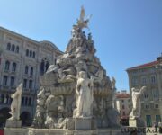 Fontana dei quattro continenti a Trieste
