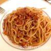 Spaghetti al ragù di manzo e pollo