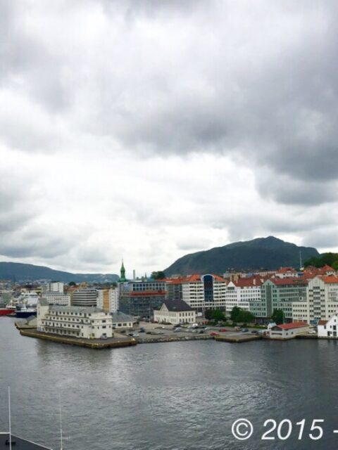 Bergen vista dalla nave