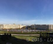 Bucarest vista dal Parlamento