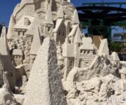 Un bel castello di sabbia realizzato in Honduras
