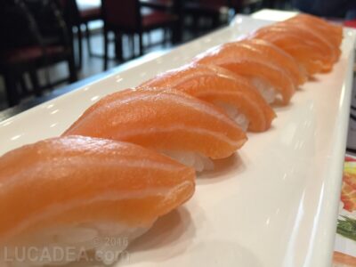 Nigiri: sushi di salmone