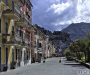Riva Trigoso a Ponente: le case sulla passeggiata