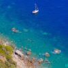 Mare blu in Liguria.