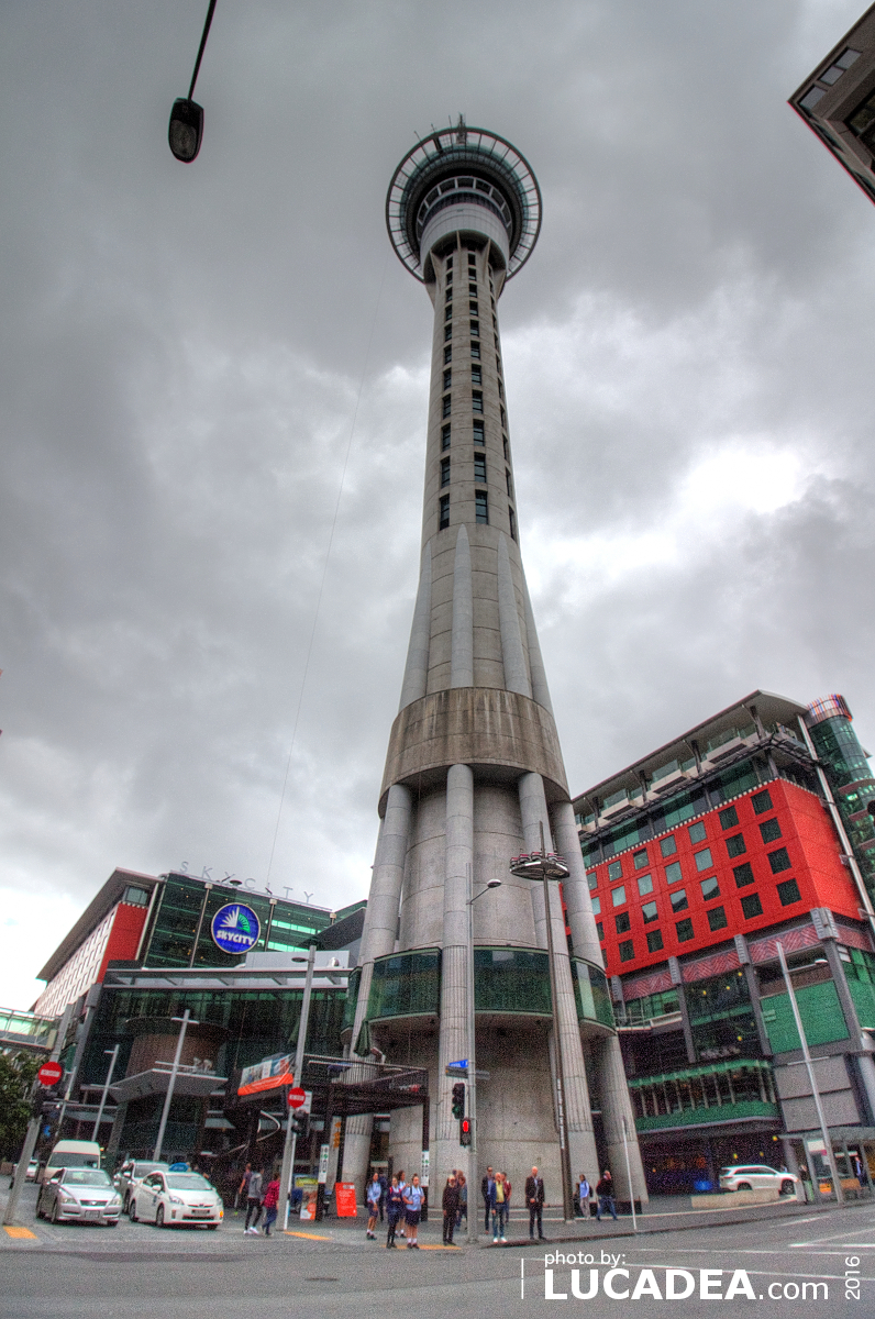 Sky Tower di Auckland in Nuova Zelanda