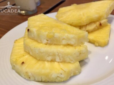 Fette di ananas dolce