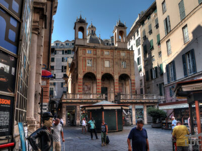 Piazza Banchi a Genova