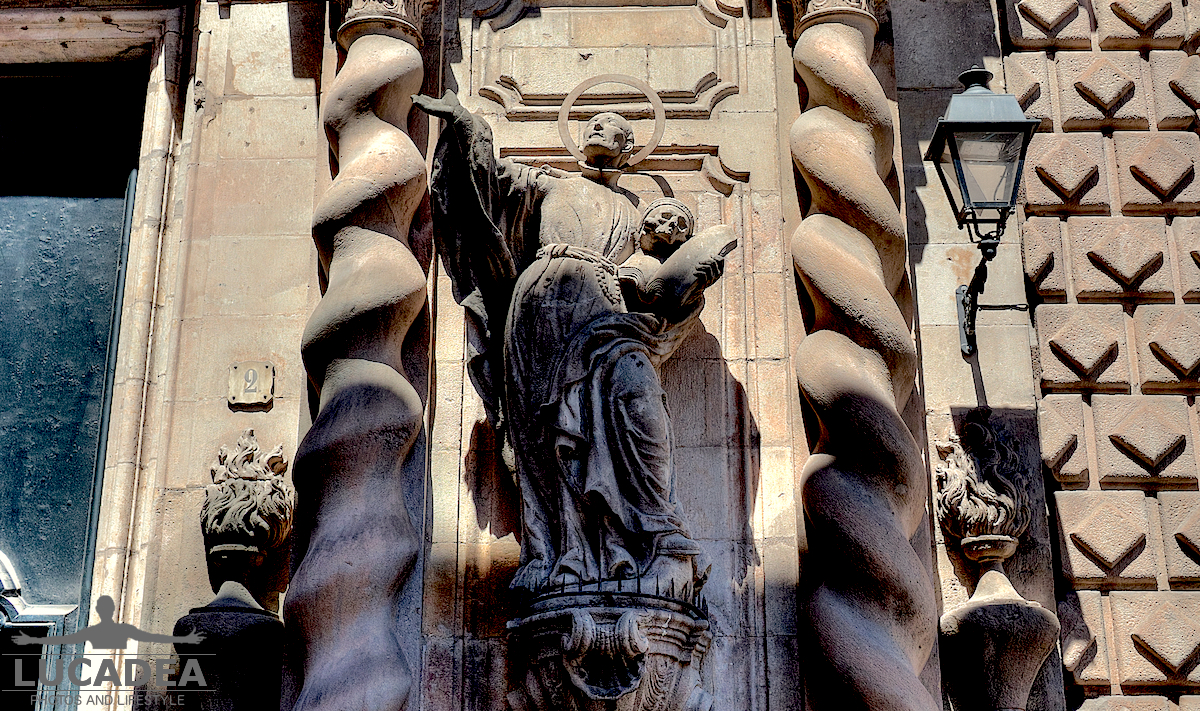 Statua di San Francesco Borgia a Barcellona