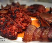 Chorizo e pancetta alla plancia