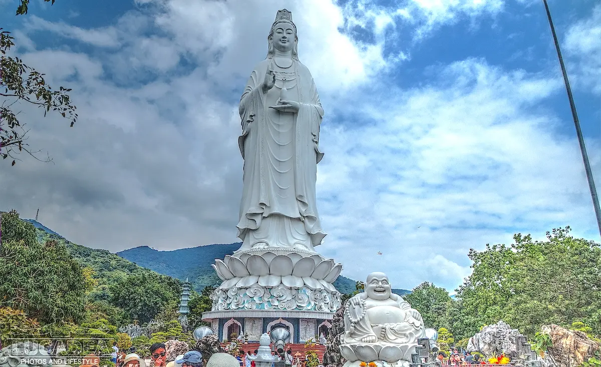La pagoda Linh Ung vicino a Da Nang in Vietnam