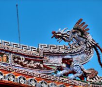 Fenice sul tetto a Hue