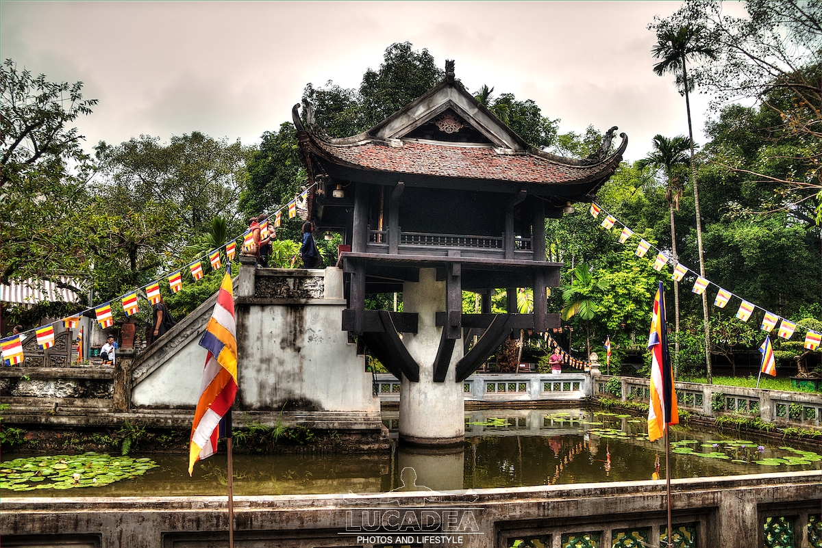 La pagoda su un pilone ad Hanoi