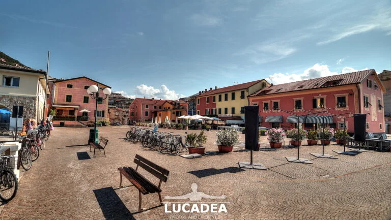 Piazza dei Pescatori a Chiavari