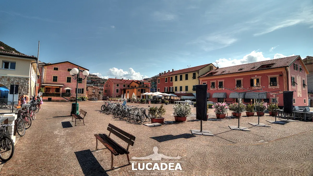 Piazza dei Pescatori a Chiavari