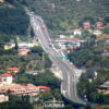 Il tratto di autostrada a Sestri Levante
