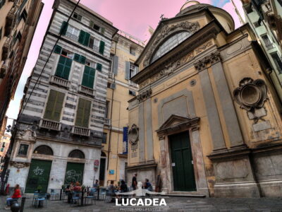 La chiesa di San Luca nei vicoli di Genova