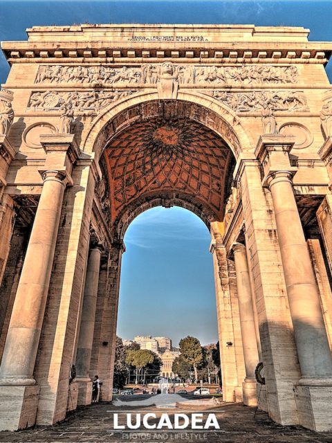 L'Arco della Vittoria a Genova