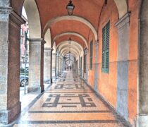 I portici di Corso Garibaldi a Chiavari