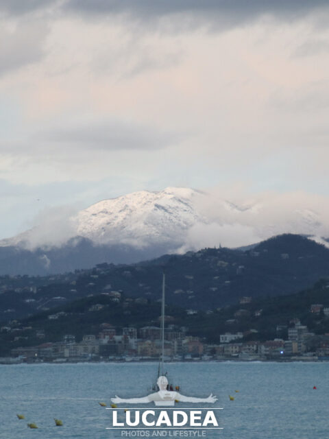 Monte Ramaceto con la neve