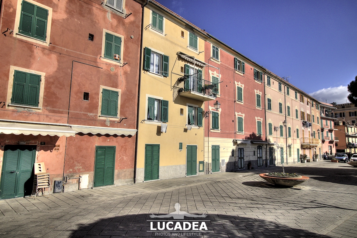 Le case colorate della Liguria