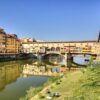 Ponte Vecchio a Firenze visto dal Lungarno degli Archibusieri