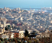 La vista panoramica sulla città di Genova