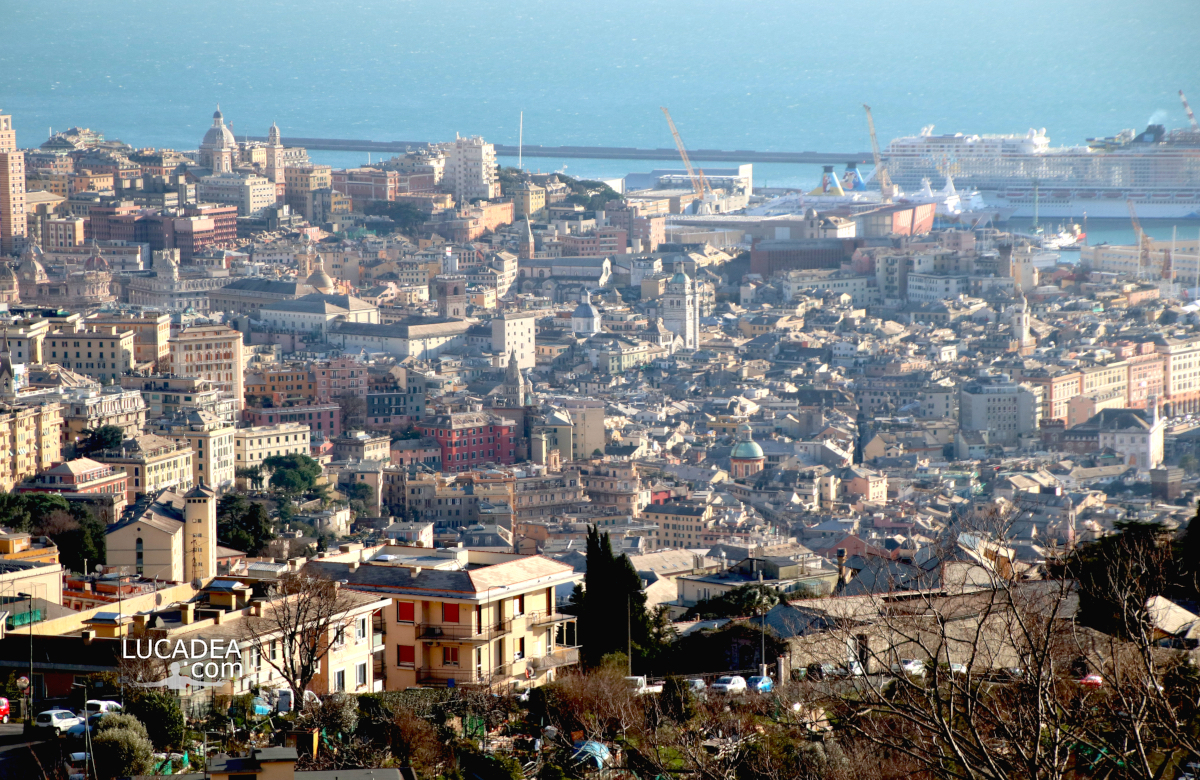 Vista panoramica di Genova