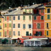 Le case affacciate sul mare a Portofino