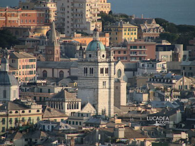 La vista su Genova dall'alto