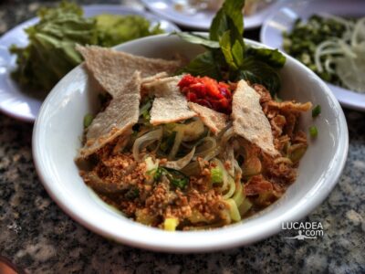 Mi quang noodles, un bel piatto vietnamita