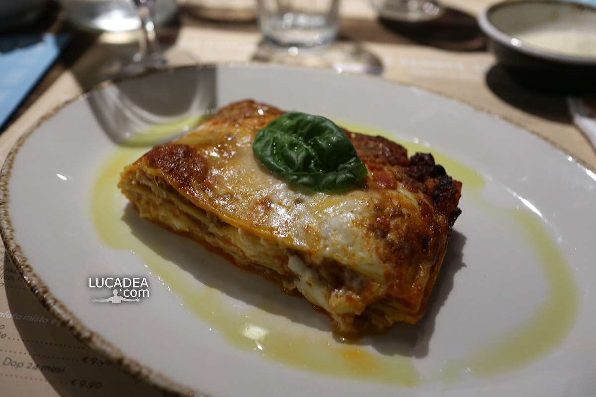 Lasagne alla bolognese del ristorante Ca' Pelletti a Bologna