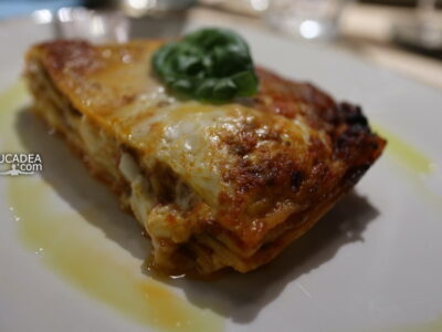 Lasagne alla bolognese del ristorante Ca' Pelletti a Bologna