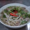La zuppa vietnamita Pho bo mangiata verso Hue in Vietnam