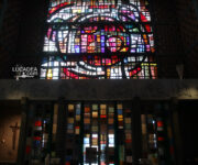 La vetrata delle chiesa di Sant'Antonio a Sestri Levante
