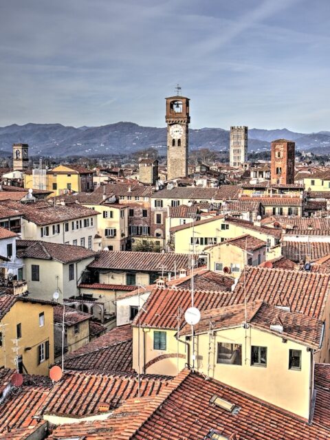 Lucca vista dal campanile della chiesa dei Santi Giovanni e Reparata