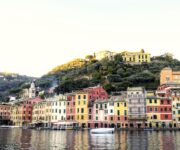 Le case colorate del porticciolo di Portofino