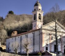 La chiesa del Santuario di Nostra Signora di Montebruno