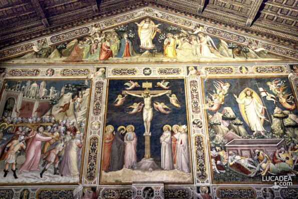 Gli affreschi della sacrestia della Basilica di Santa Croce a Firenze
