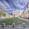 Il magnifico sagrato della Basilica di Santo Stefano a Lavagna