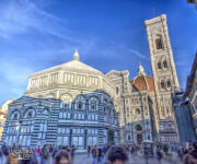 Il Battistero, il Duomo e la Torre di Giotto a Firenze