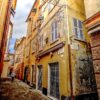 Uno scorcio del centro storico di Lavagna in Liguria
