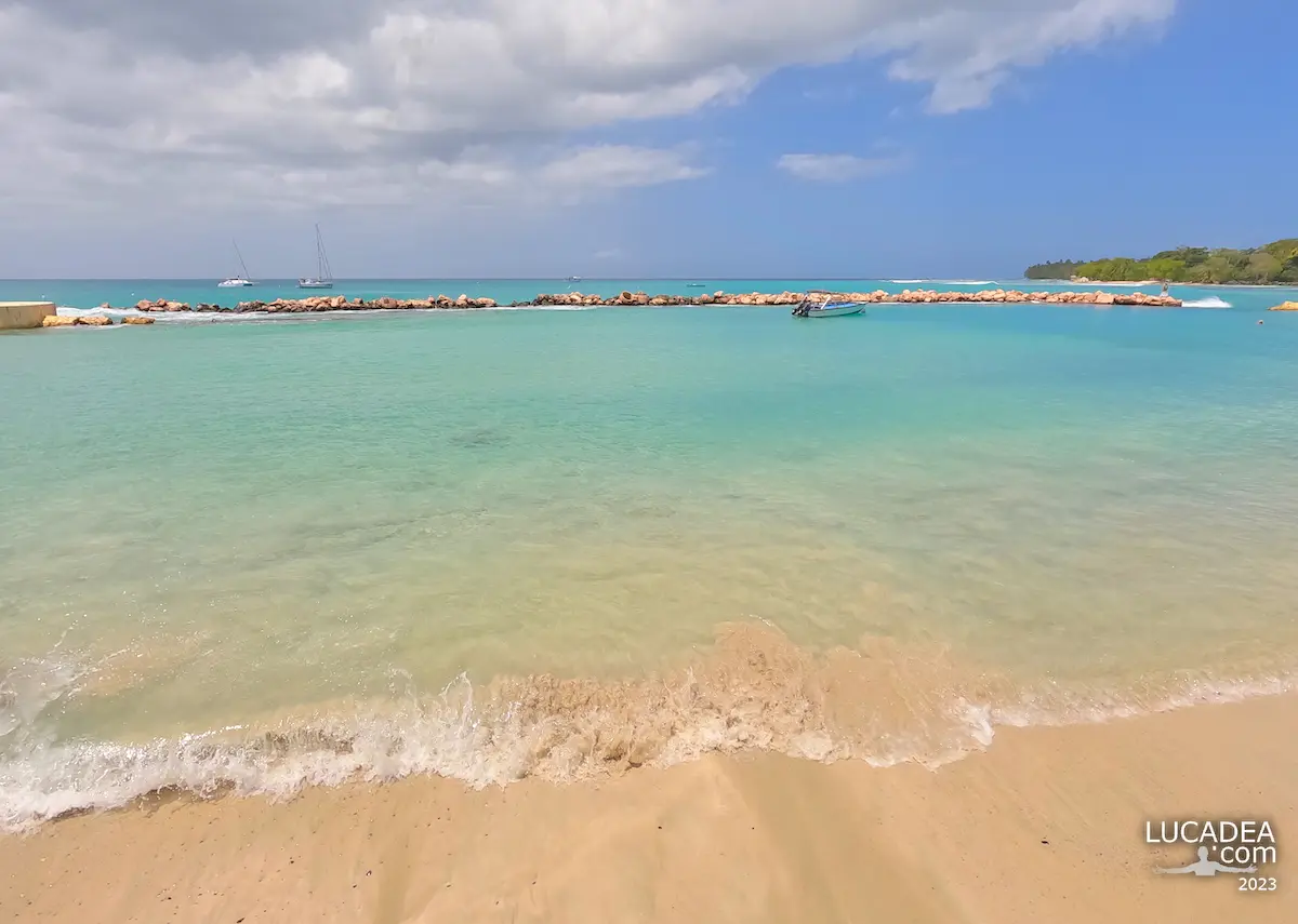 Coconut Bay in Tobago, a Caribbean beach near Coco Reef resort where I spent a relaxing half-day during a cruise stop