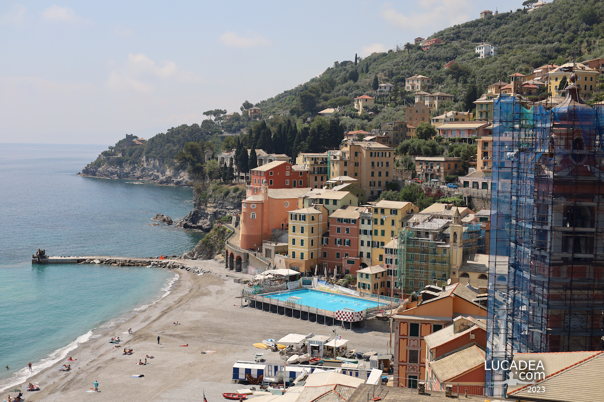 La spiaggia di Sori, il borgo in provincia di Genova